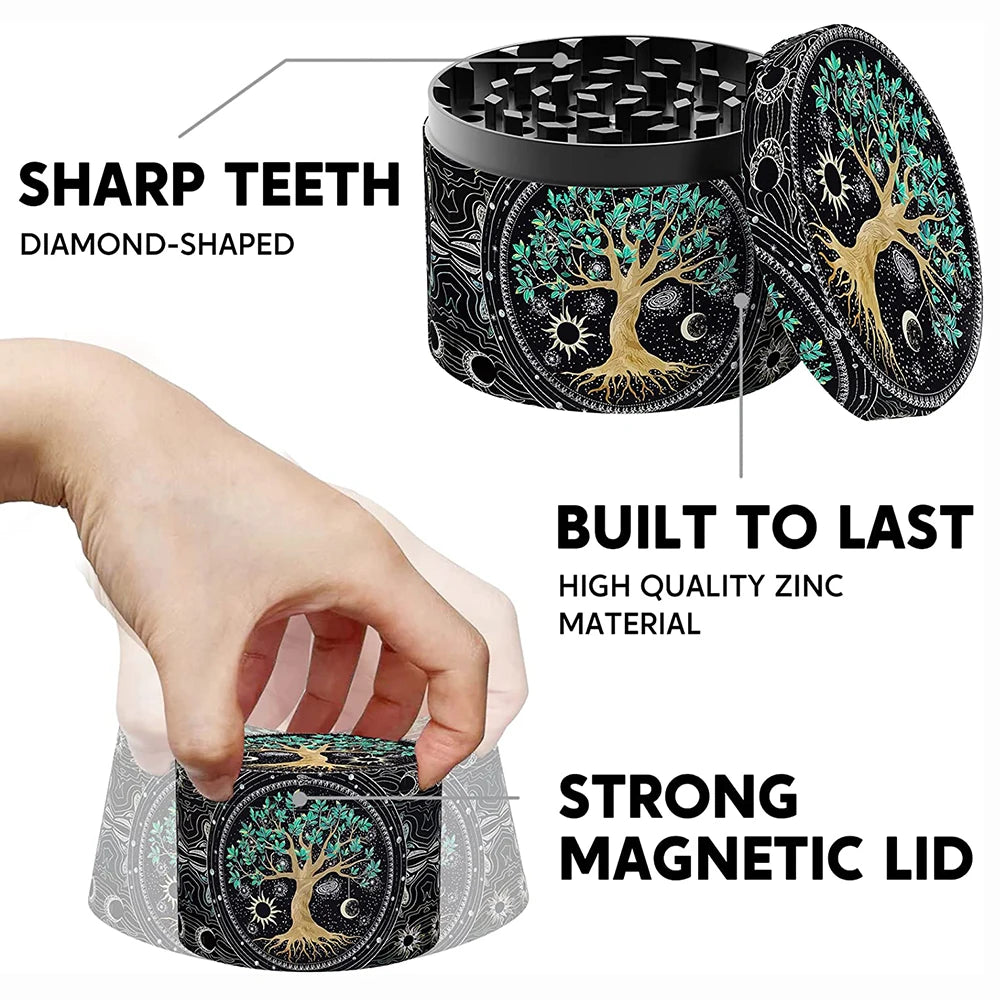 BudzCloud 63mm Metal Herb Grinder