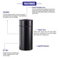 BudzCloud Portable Metal Stash Jar for Herbs