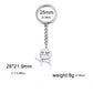 Budzcloud Middle Finger Stickman Keychain And Stainless Steel Pendant