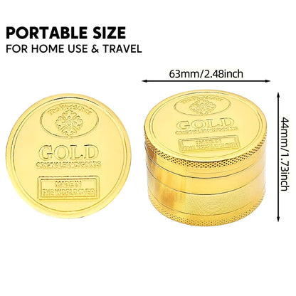 BudzCloud 50mm Metal Herb Grinder