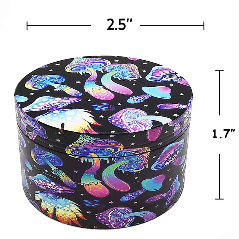 BudzCloud 63mm Metal Herb Grinder
